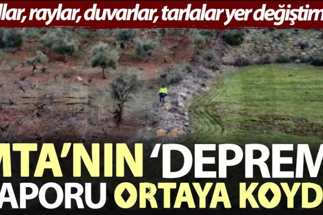 MTA’nın ‘deprem’ raporu