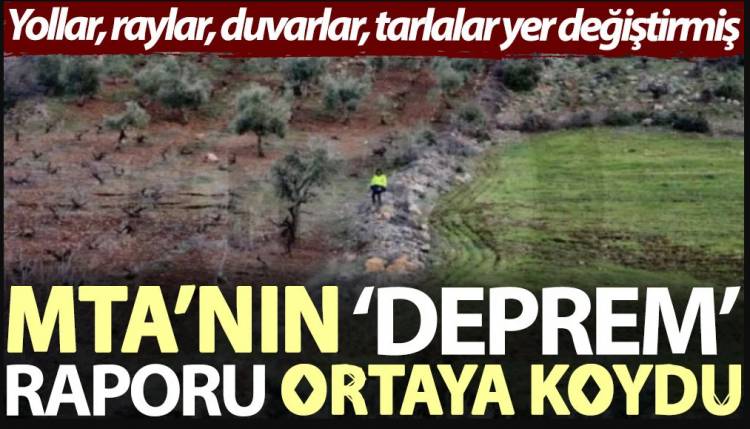 MTA’nın ‘deprem’ raporu